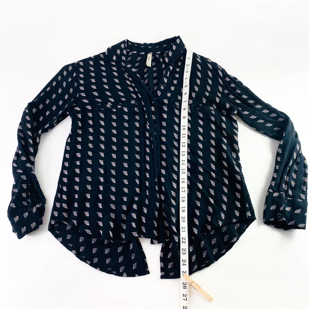 Women's Rvca Button Up Shirt - Picture 9 of 14